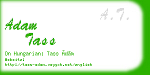 adam tass business card